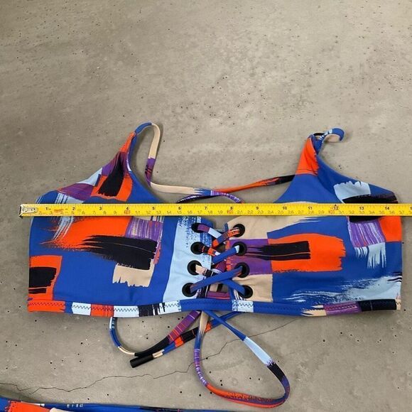 Red Carter Rio Pattern Bikini - Picture 7 of 9